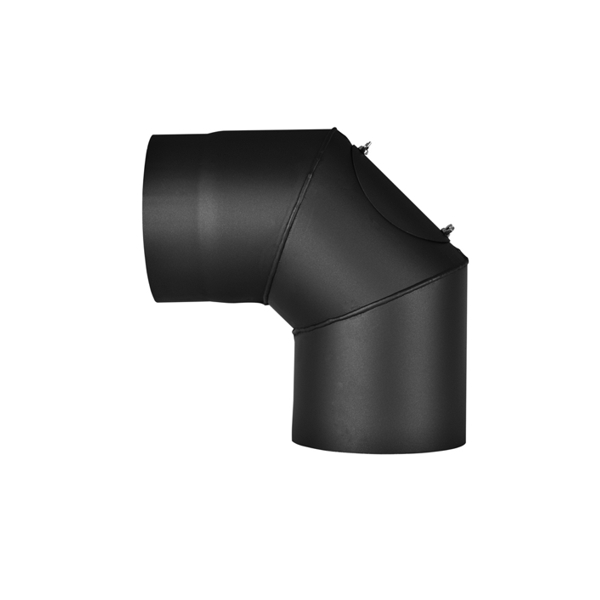 Koleno kouřové s čistícím otvorem 120/90/1,5mm